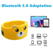 Soft Elastic Comfortable Wireless Music Earphones Kids Animal Sleeping Headphones Eye Mask Bluetooth V5.0 Headphones Headband - Sunny Side Store