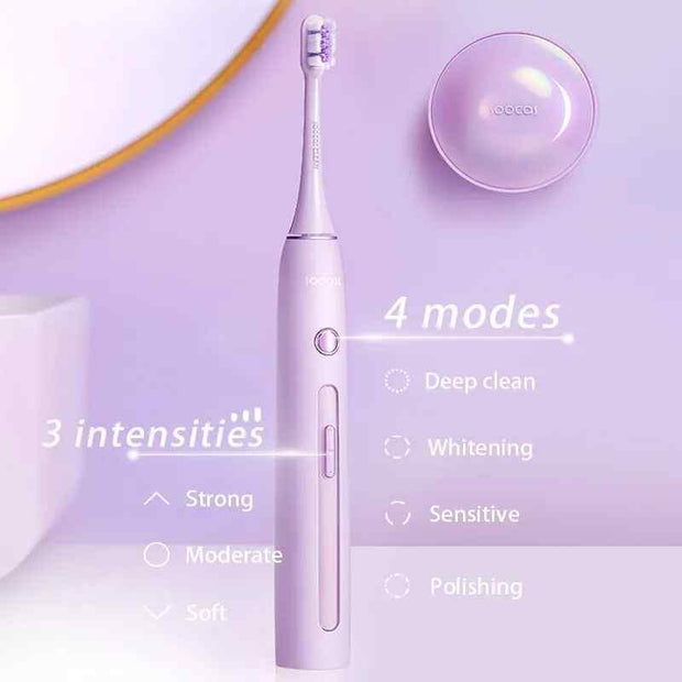 SOOCAS Sonic Electric Toothbrush Smart Tooth Brush Ultrasonic Automatic Toothbrush USB Fast Rechargeable Adult Waterproof - Sunny Side Store