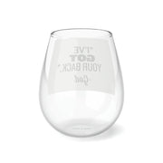 Stemless Wine Glass, 11.75oz - Sunny Side Store Printify  15.52