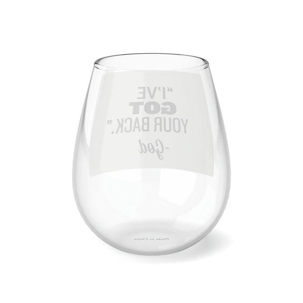 Stemless Wine Glass, 11.75oz - Sunny Side Store Printify  15.52