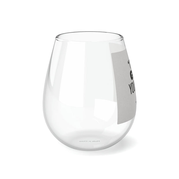 Stemless Wine Glass, 11.75oz - Sunny Side Store Printify  15.52