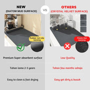 Super Absorbent Anti-slip Coffee Dish Large Kitchen Absorbent Draining Mat Drying Mat Quick Dry Bathroom Drain Pad - Sunny Side Store