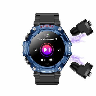 T96 Smart Watch TWS 2 in 1 Bluetooth HD Call Recording Local Playback Health Monitoring - Sunny Side Store