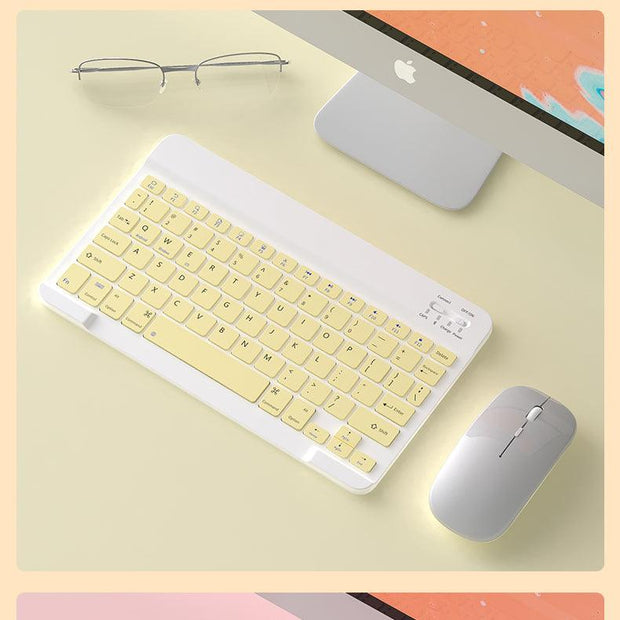 Tablet Notebook Wireless Keyboard And Mouse Set Bluetooth - Sunny Side Store