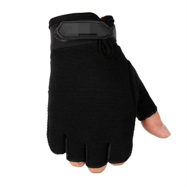 Tactical Half Finger Gloves Army Fan Outdoor - Sunny Side Store