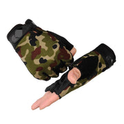 Tactical Half Finger Gloves Army Fan Outdoor - Sunny Side Store