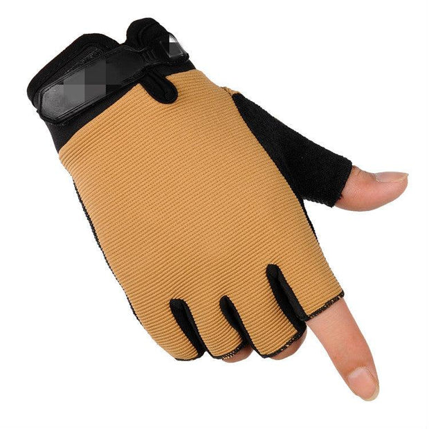 Tactical Half Finger Gloves Army Fan Outdoor - Sunny Side Store