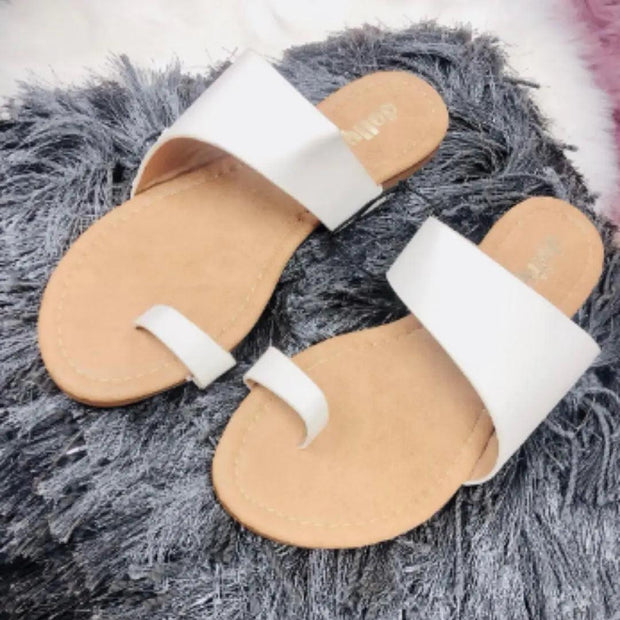 Tally Sandals -White - Sunny Side Store