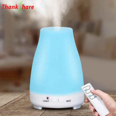 THANKSHARE Ultrasonic Air Humidifier Aroma Essential Oil Diffuser Aromatherapy Cool Mist Maker 200ml For Home Office SPA Fogger - Sunny Side Store My Store  12.83