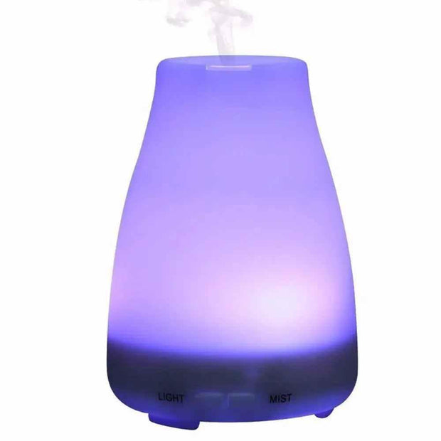 THANKSHARE Ultrasonic Air Humidifier Aroma Essential Oil Diffuser Aromatherapy Cool Mist Maker 200ml For Home Office SPA Fogger - Sunny Side Store My Store No-Remote-Control-UK 12.83