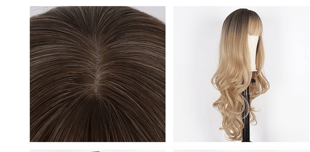 The New Rose Net Wig Is Thin And Straight With Long Curls - Sunny Side Store