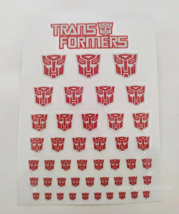 Transformation Toys Stickers Anime Decepticons Autobots G1 Symbol Decal Custom DIY Scene Accessories Decoration Boy Gril Gift - Sunny Side Store Sunny Side Store  1.24