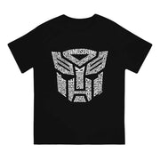 Transformer White T Shirt Punk Men Polyester Tees Summer Clothing Harajuku O-Neck TShirt - Sunny Side Store Sunny Side Store  2.85