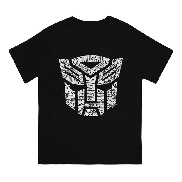 Transformer White T Shirt Punk Men Polyester Tees Summer Clothing Harajuku O-Neck TShirt - Sunny Side Store Sunny Side Store  2.85