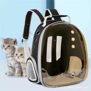 Transparent shell pet bag new fashion trend large capacity space cover cat bag panoramic dog backpack eprolo