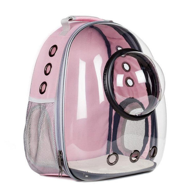 Transparent shell pet bag new fashion trend large capacity space cover cat bag panoramic dog backpack eprolo