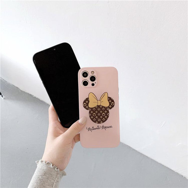 Trendy Cartoon Couple Suitable For iphone13pro Mobile Phone Case XR Mickey Minnie Apple 11 / 8p Soft 12 Matte eprolo