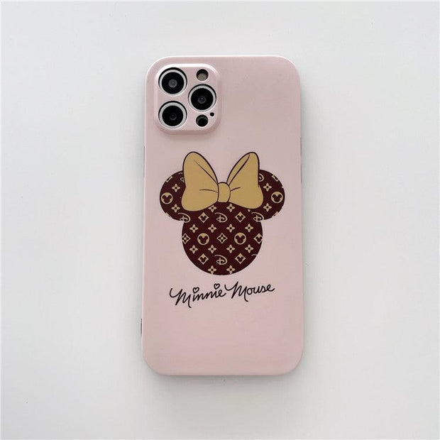 Trendy Cartoon Couple Suitable For iphone13pro Mobile Phone Case XR Mickey Minnie Apple 11 / 8p Soft 12 Matte eprolo