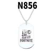 Trendy Fortress Night Necklaces & Pendants Fortnight ONLINE GAMING PS4 XBOX DOG TAG Battle Royale Necklaces - Sunny Side Store