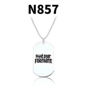 Trendy Fortress Night Necklaces & Pendants Fortnight ONLINE GAMING PS4 XBOX DOG TAG Battle Royale Necklaces - Sunny Side Store
