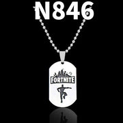 Trendy Fortress Night Necklaces & Pendants Fortnight ONLINE GAMING PS4 XBOX DOG TAG Battle Royale Necklaces - Sunny Side Store