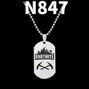 Trendy Fortress Night Necklaces & Pendants Fortnight ONLINE GAMING PS4 XBOX DOG TAG Battle Royale Necklaces - Sunny Side Store