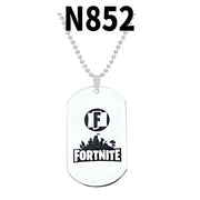 Trendy Fortress Night Necklaces & Pendants Fortnight ONLINE GAMING PS4 XBOX DOG TAG Battle Royale Necklaces - Sunny Side Store