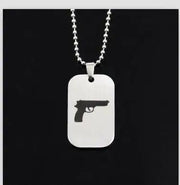 Trendy Fortress Night Necklaces & Pendants Fortnight ONLINE GAMING PS4 XBOX DOG TAG Battle Royale Necklaces - Sunny Side Store