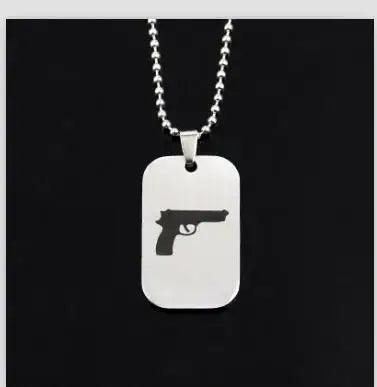 Trendy Fortress Night Necklaces & Pendants Fortnight ONLINE GAMING PS4 XBOX DOG TAG Battle Royale Necklaces - Sunny Side Store