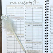 Undated 12 Month Budget Planner, Budget Planner, Budget Book With Bill Organizer And Expense Tracker, Monthly Finance Organizer, Monthly Budget Book, Take Control Of Your Money - Sunny Side Store