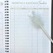 Undated 12 Month Budget Planner, Budget Planner, Budget Book With Bill Organizer And Expense Tracker, Monthly Finance Organizer, Monthly Budget Book, Take Control Of Your Money - Sunny Side Store