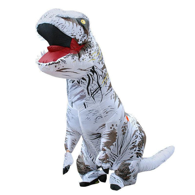 Unique Adult T-REX Inflatable Costume Christmas Cosplay Dinosaur Animal Jumpsuit Halloween Costume for Women Men - Sunny Side Store