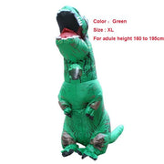 Unique Adult T-REX Inflatable Costume Christmas Cosplay Dinosaur Animal Jumpsuit Halloween Costume for Women Men - Sunny Side Store