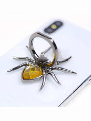 Universal Luxury Biling Diamond Metal Spider Mobile Phone Finger Ring Holder 360 Rotate Stand for iPhone Sumsang Huawei Xiaomi eprolo