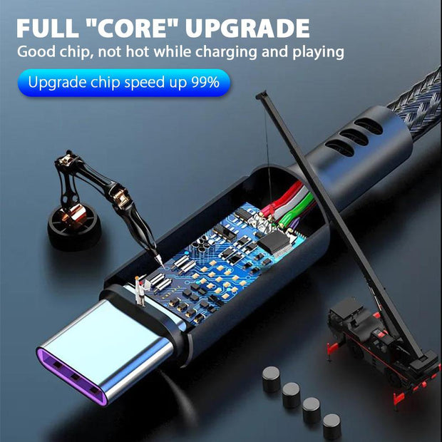 USB Type C Cable For iPhone Huawei Xiaomi Redmi Samsung S20 S10 SP - Sunny Side Store