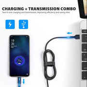 USB Type C Cable For iPhone Huawei Xiaomi Redmi Samsung S20 S10 SP - Sunny Side Store