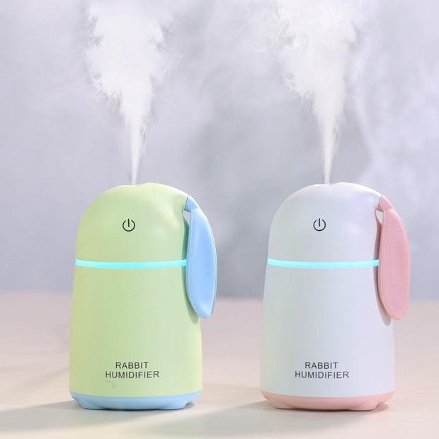 USB Ultrasonic Air Humidifier Rabbit Car Atomizer Air Purifier - Sunny Side Store