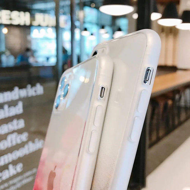 Vintage Colorful Marble Phone Case For iPhone 12 11 Pro Max eprolo