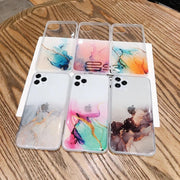 Vintage Colorful Marble Phone Case For iPhone 12 11 Pro Max eprolo