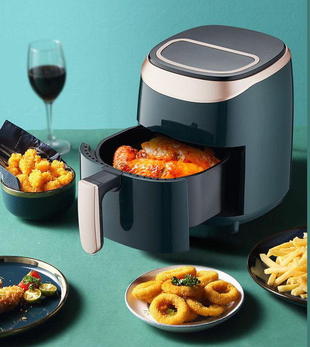 Visual Air Fryer Electromechanical Fryer Electric Oven Large Capacity Air Fryer 3.5L European Version - Sunny Side Store