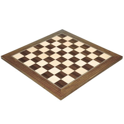 Walnut/Maple Wooden International Chess Board - Sunny Side Store