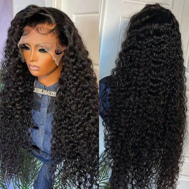 Water Wave Lace Front Wig Brazilian Hd Lace Wig 13x6 Human Hair Deep Wave Frontal Wigs For Women 13x4 Lace Frontal Closure Wig - Sunny Side Store