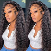 Water Wave Lace Front Wig Brazilian Hd Lace Wig 13x6 Human Hair Deep Wave Frontal Wigs For Women 13x4 Lace Frontal Closure Wig - Sunny Side Store