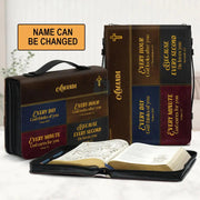 Way Maker Miracle Worker Bible Bag Ladies Leather Zipper Totes Bags Stylish Convenient Bible Case Journal Storage Handbags New Sunny Side Store