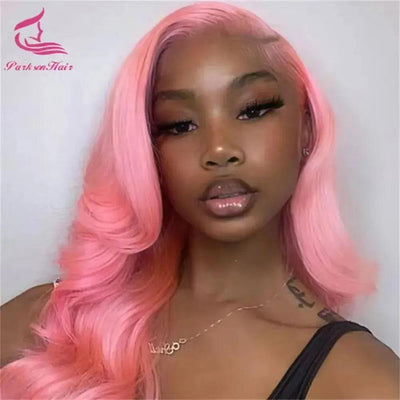 Wear Go Glueless Wig Pink 13x6 Transparent Lace Front Wig Body Wave Wigs For Women 613 Colored 13x4 Lace Front Human Hair Wigs - Sunny Side Store