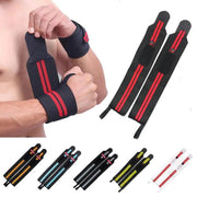 Weight Lifting Wristband Elastic Breathable Wrist Wraps Bandage Gym Fitness Weightlifting Powerlifting Wrist Brace Support Strap - Sunny Side Store Sunny Side Store  2.67