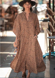 Wide Dress -Cheetah - Sunny Side Store