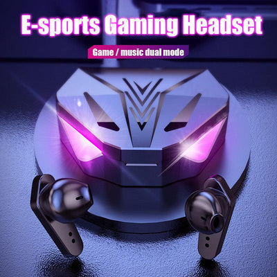 Wireless Gaming Headphones No Delay Noise Reduction Bluetooth Earphones HIFI Sound E-Sport Game Headset With Mic - Sunny Side Store