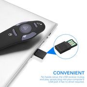 Wireless Presenter with Red Laser Pointers Pen USB - Sunny Side Store