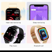 Women Smart watch Men 1.69" Color Screen Full touch Fitness Tracker Bluetooth Call Smart Clock Ladies Smart Watch Women eprolo